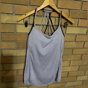 Lululemon Lighten Up Tank Lilac Blurry Belle Multi Deep Zinfandel Size 6 thumbnail 3