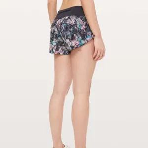 Lululemon Women Run Speed Up Short 2.5" Inseam Dappled Daze‎ Obsidian Size 14 thumbnail 4