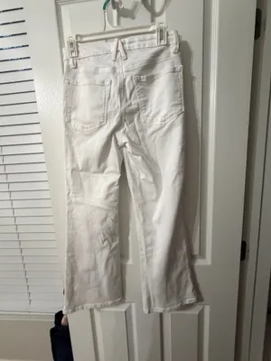 Good American Jeans Legs Good Crop White thumbnail 2