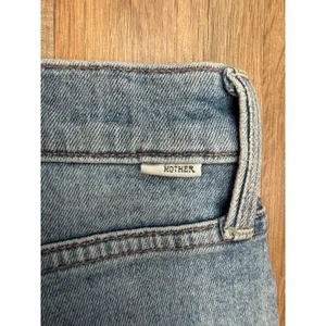 MOTHER The Pixie Tomcat Crop‎ Jeans 28 Distressed Button Fly Straight Denim thumbnail 6