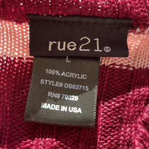 Rue 21 striped cropped sweater thumbnail 5