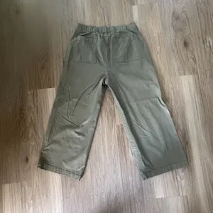 Gap Womens Pants Green Size Large Easy Pant Wide Leg Utility Cotton Blend thumbnail 8