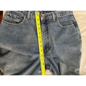 VTG 90s Brittania Jeans Womens 12 Tall High Waist Mom Tapered Blue Denim 31x32 thumbnail 8