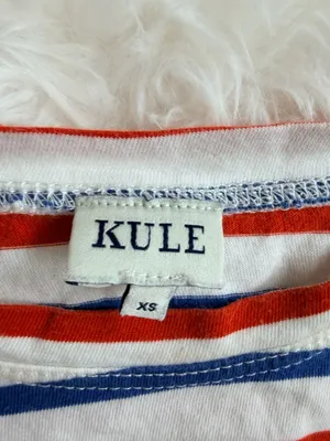 KULE Striped Long Sleeve Cotton T-Shirt thumbnail 3