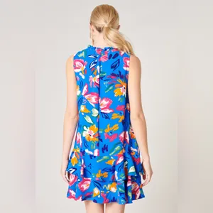 SugarLips Esby Floral Graceland Ruffle Trim Mini Dress thumbnail 2