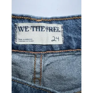 We The Free Boomerang High Rise Bermuda Denim Shorts Women’s Size 24 Blue thumbnail 6