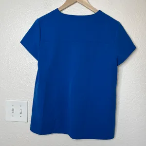 FIGS Womens Technical Collection V-Neck Blue Scrub Top S thumbnail 8