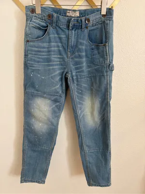 Free People Boyfriend Carpenter Jeans Aquamarine 25 thumbnail 6