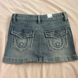 Denim mini skirt Blue Size XXS thumbnail 2
