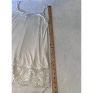 Altar'd State White Lace Hem Camisole Tank Top Womens Medium D11405 Boho Scoop thumbnail 6