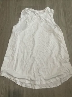 CRZ YOGA White Athletic Tank Top thumbnail 1