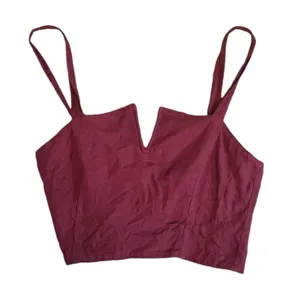 Sugar Candy Mountain Brittany Linen Top‎ Pink thumbnail 1