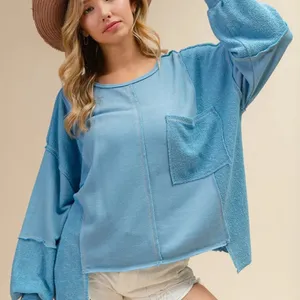 BiBi Oversized Pocket‎ Front Sweatshirt Size L thumbnail 9