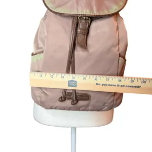 Liebeskind‎ Berlin Nylon & Leather Backpack Y2K Vintage Bag Germany thumbnail 11
