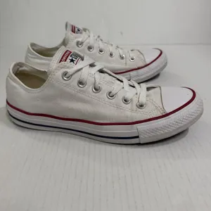 Converse Chuck Taylor All Star Shoes Mens 7 Womens 9 White Canvas Sneakers M7652 thumbnail 2