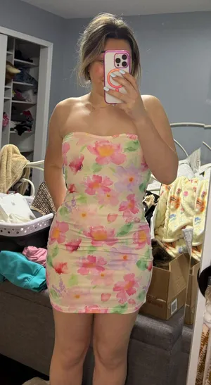 Shein Dress Floral Mini thumbnail 1
