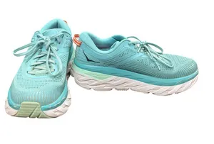 Hoka One Bondi 7 wms teel green walking running sneakers sz 8..5 SKU 10-415 thumbnail 1