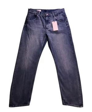 Zara Straight Leg Jeans Womens Size 8 Blue Denim Faded Casual thumbnail 1
