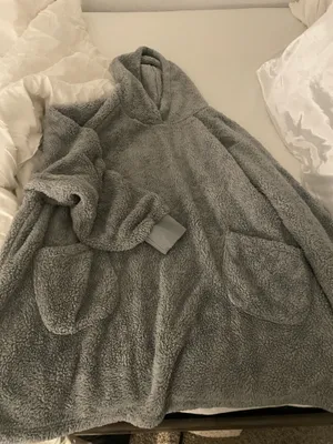 XxxL long comfy hoodie Gray Size XXL thumbnail 1