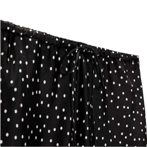 Zara Polka Dot Midi Black & White Skirt(Size Small) thumbnail 6
