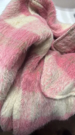 Altar'd State Brushed Long Plaid Shacket thumbnail 4