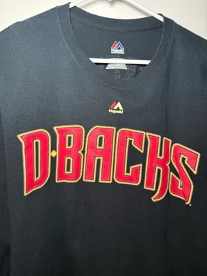 Majestic Arizona Diamondbacks Paul Goldschmidt T-Shirt Black Mens 2XL thumbnail 2