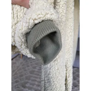 Kori Fleece Sherpa Jacket Reversible Buttery Soft Ski Snow Bunny‎ Winter Cozy S thumbnail 9