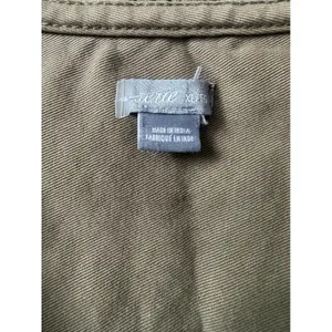 Aerie Womens XL Utility Jumpsuit‎ Olive Green Button Front Cotton Twill Jogger thumbnail 5