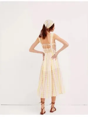 For love & Lemons Rue Midi Dress thumbnail 3