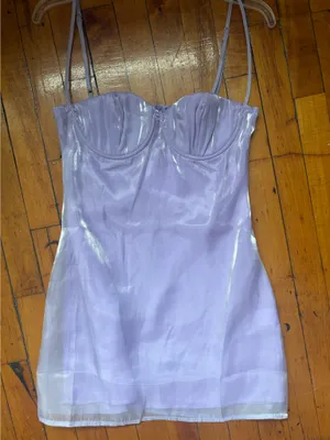 Purple Princess Polly Mini Dress thumbnail 1