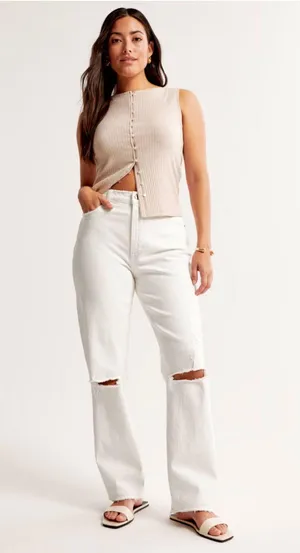 Abercrombie Love Curve 90s Jeans thumbnail 4