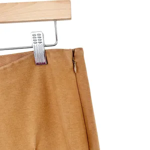 Everlane Tan The Dream Kick Flare Pull On Pants Sz L thumbnail 2