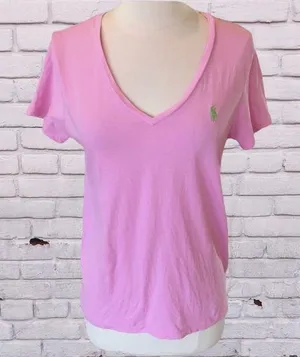 Ralph Lauren Sport pink tee short sleeve top M thumbnail 1