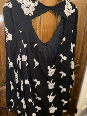 Free people embroidered Austin mini dress thumbnail 5