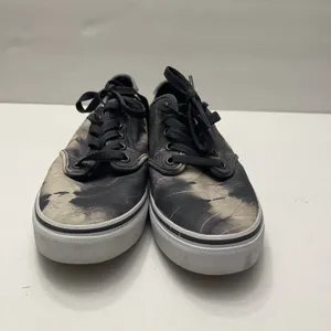 Vans Atwood Low Tie Dye Black White Canvas Skate Shoes Womens 8‎ UltraCush thumbnail 3