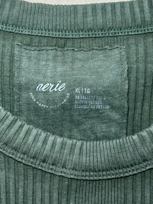 Aerie Textured Free Spirit Ribbed Tank Top thumbnail 3