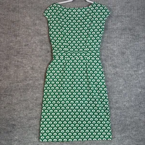 Boden Size-4R Womens Florrie Jersey Dress Cotton Green Short Sleeve thumbnail 3