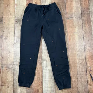 Rails Kingston Jogger Sweatpants XS Black Bronze Star Embroidery Cotton Modal thumbnail 6