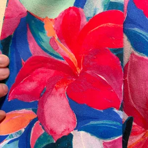 Show Me Your Mumu Eden Midi Dress Hibiscus Punch Tropical Floral thumbnail 15