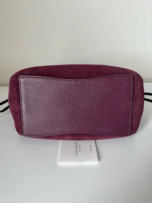 Kate Spade Dumpling Suede Small Satchel Bag thumbnail 4