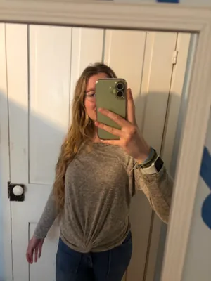 Gaze gray long sleeve shirt Size M thumbnail 3