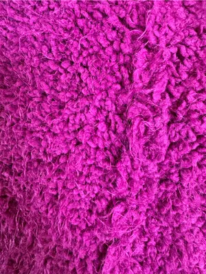 Free People Furry Time Fuchsia Hooded Zip Jacket Fuzzy Boucle Size M thumbnail 7