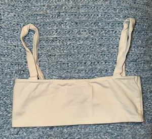 Edikted Top white bralette thumbnail 1