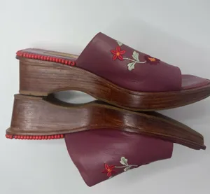 Naked Feet Leather Mules Size 8.5M thumbnail 1