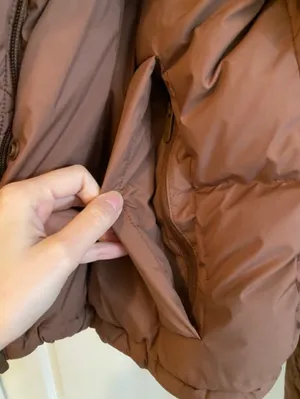 Lululemon Wunder Puff Brown Cropped Puffer Jacket size 8 thumbnail 8