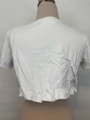 Free People We the Free Cropped Bubble-Hem Tee XS thumbnail 3