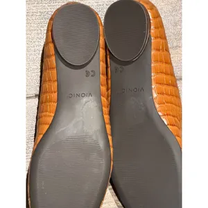 Vionic Hannah Croc Ballet Flats Toffee Brown Embossed Leather 6.5 Comfort Casual thumbnail 7