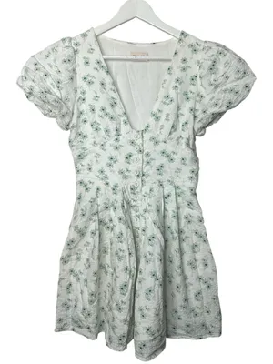 Showpo. Dovie Dress Sage Floral Size 4 thumbnail 3
