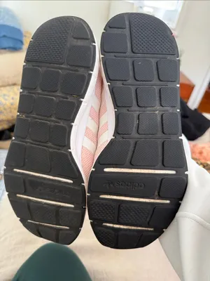 adidas Pink Knit Lace-Up Women's Sneakers thumbnail 2