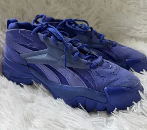 Reebok x Cardi B Club C V2 Blue Slate Chunky Sneakers Women's 7.5 thumbnail 1